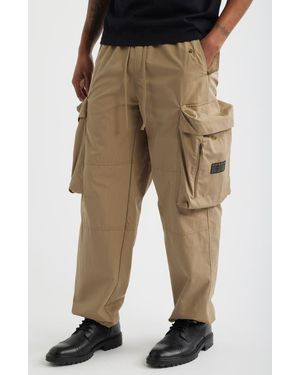 BBCICECREAM Mantra Cotton Blend Cargo Pants - Natural