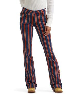 Wrangler High Waist Flare Jeans - Blue