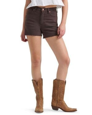 Wrangler Western Cutoff Denim Shorts - Black