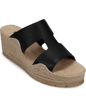 Vaneli Cyril Platform Wedge Sandal - Black