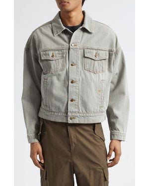 Rhude Denim Trucker Jacket - Gray