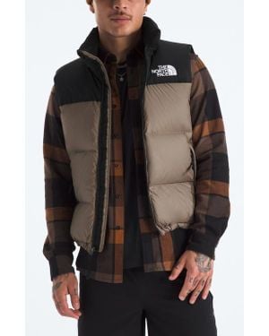The North Face 1996 Retro Nuptse Water Resistant Down Puffer Vest - Black