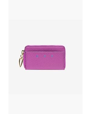 Tusk Ascot Coin And Card Case - Purple