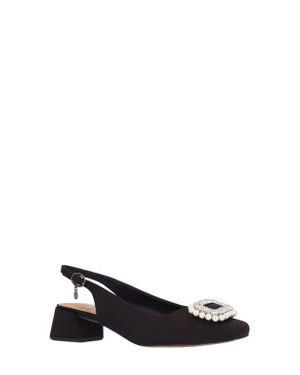 J. Reneé Eudora Embellished Slingback Pump - Black