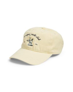 Treasure & Bond Embroidered Twill Baseball Cap - Natural