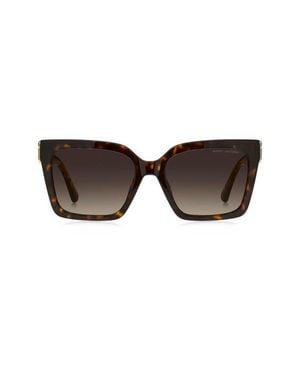 Marc Jacobs 55Mm Gradient Cat Eye Sunglasses - Brown