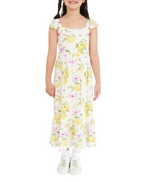 Belle & Bloom Sunset Sakura Maxi Dress - Yellow