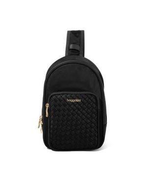 Baggallini Waverly Woven Sling - Black