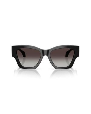 Versace 53Mm Gradient Square Sunglasses - Black