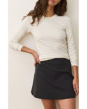 Marine Layer Lexi Stripe Sun-In Rib Long Sleeve T-Shirt - Multicolor
