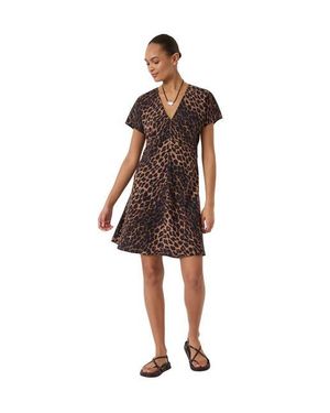 Hush Grace Air Flow V-Neck Mini Dress - White