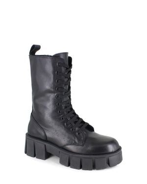 Zigi Shainel Waterproof Combat Boot - Black