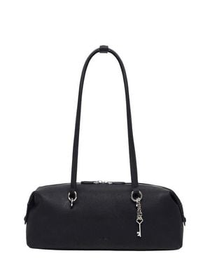 orYANY Martin Leather Shoulder Bag - Black