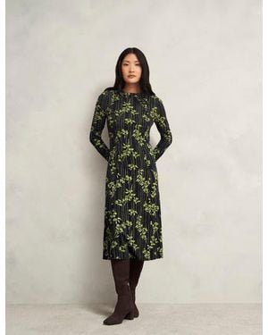 Hobbs Alison Jersey Dress - Green