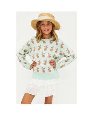 Beach Riot Kids' Little Callie Sweater - White