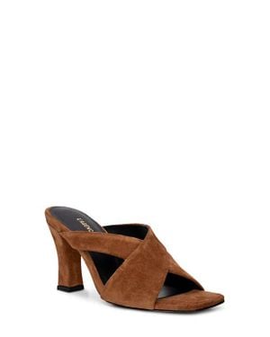 L'Agence Mirabelle Slide Sandal - Brown