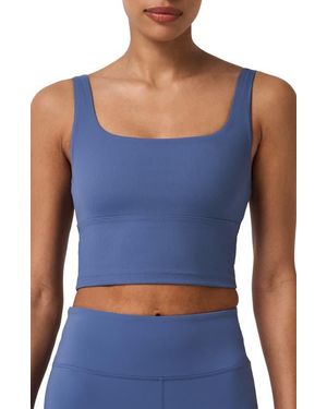Travis Mathew Moveknit Rib Tank - Blue