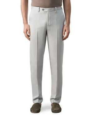 Mango Amalfi Slim Fit Suit Pants - Gray