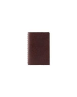 EZRA ARTHUR Leather Notebook - Multicolor