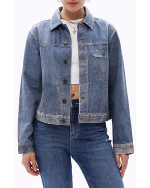 Bayeas Denim Trucker Jacket - Blue