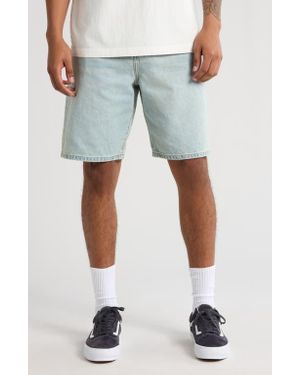 PacSun Jayden Tinted Baggy Denim Shorts - Blue