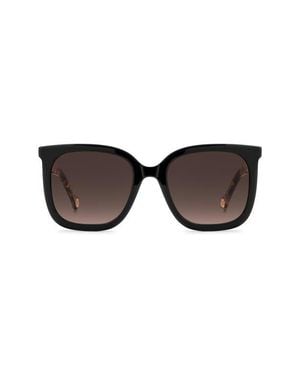 Carolina Herrera 55Mm Gradient Square Sunglasses - Multicolor
