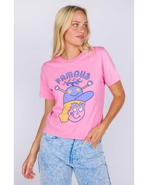 Mokuyobi Crop Tee - Pink