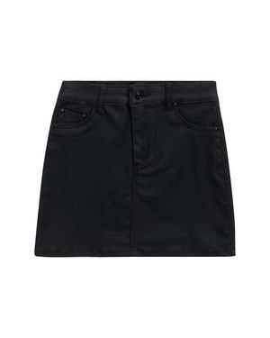 Tractr Kids' Lisa Coated Miniskirt - Black