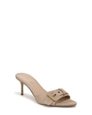Veronica Beard Tia Buckle Slide Sandal - Multicolor