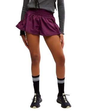 Free People Fp Movement Get Your Flirt On Shorts - Purple