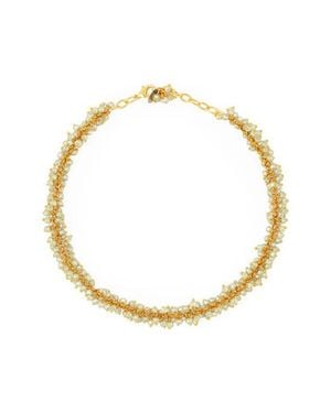 Deepa Gurnani Jemsa Collar Necklace - Metallic
