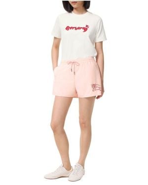Burberry Heart Knight Stretch Nylon Shorts - Pink