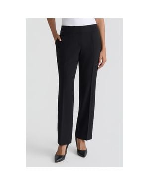 Kasper Ava Stretch Crepe Bootcut Pants - Blue