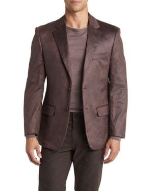 Daniel Hechter Norris Faux Suede Sport Coat - Brown