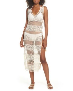 PQ Swim Joy Lace Cover-Up Dress - Natural