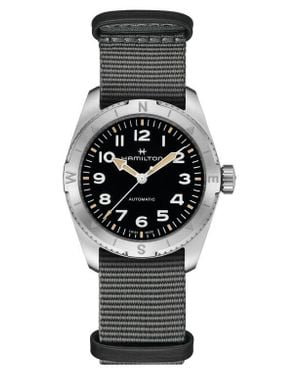Hamilton Khaki Field Expedition Automatic Nato Strap Watch, 37Mm - Black