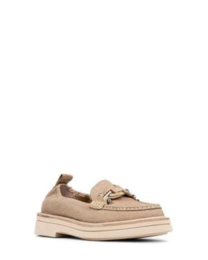 Donald J Pliner Lomma Platform Loafer - Natural