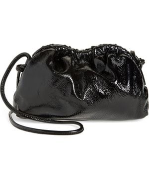 Mansur Gavriel Mini Cloud Leather Clutch - Black
