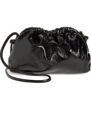 Mansur Gavriel Mini Cloud Leather Clutch - Black
