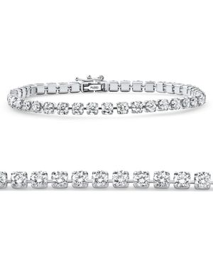 Bliss Diamond 6Ct Diamond Tennis Bracelet 7 Lab Grown - White