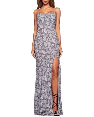 I.AM.GIA Zeta Faux Snakeskin Maxi Dress - Multicolor