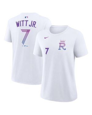 Nike Bobby Witt Jr. Kansas City Royals 2026 City Connect Name & Number T-Shirt - Blue