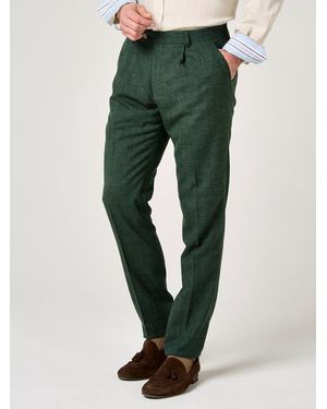 Koy Clothing Linen Wool Blend Pants - Green