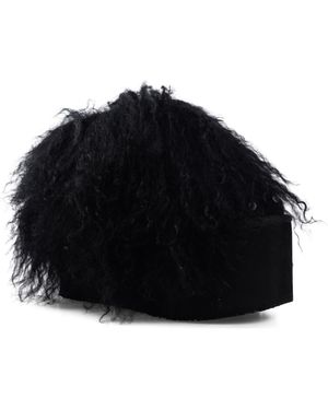 Zigi Alleja Genuine Shearling Platform Bootie - Black