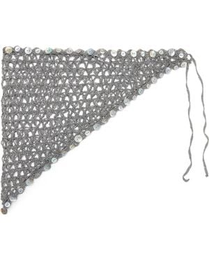 Mango Crochet Wrap - Metallic