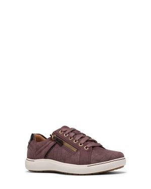 Clarks Nalle Zen Leather Sneaker - Brown