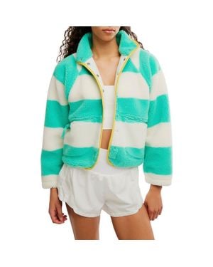 Free People Fp Movement Rocky Ridge Fleece Jacket - Green