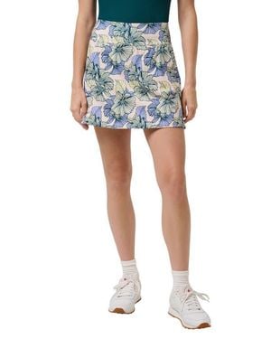 Travis Mathew Moveknit Game Set Match Skort - Blue