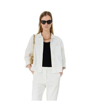 Gerard Darel Tenya Tailored Cropped Boxy Jacket - White