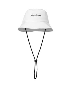 Travis Mathew Golf Sucks Bucket Hat - Gray